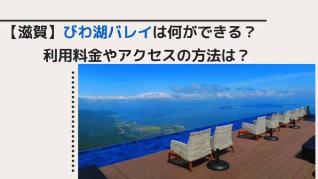 滋賀 びわ湖バレイは何ができる 利用料金やアクセスの方法は Chimalブログ Since 11 24